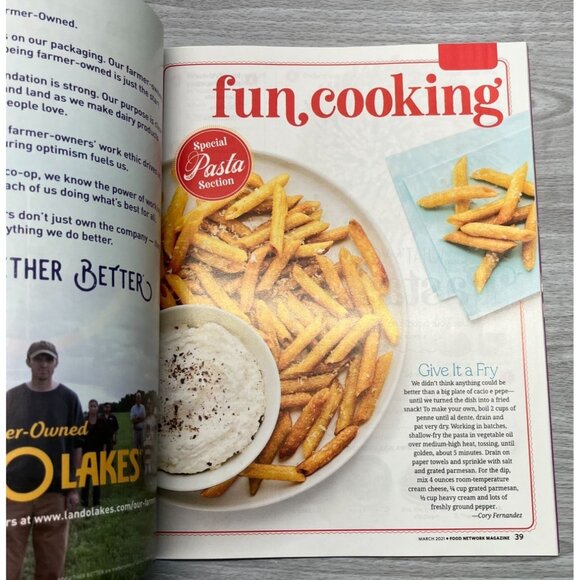 Food Network Magazine Lot 6 Issues 2021 Recipes Features Pasta Burgers Cakes - Picture 16 of 16